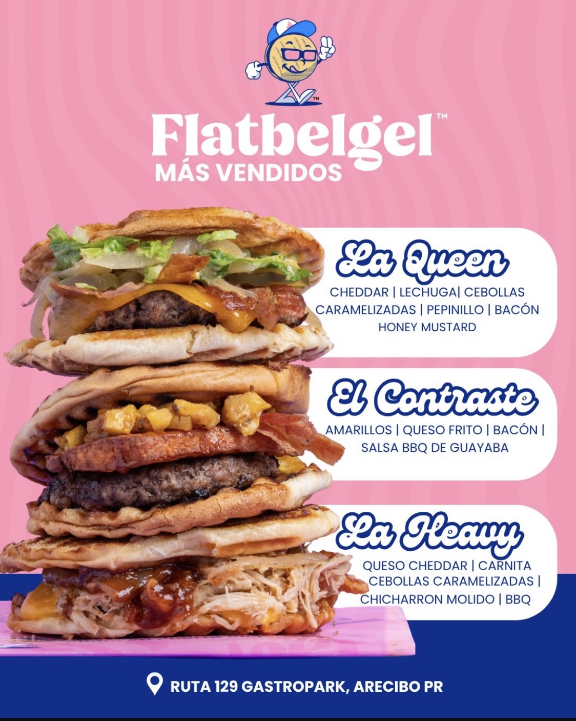 Flatbelgel en acción